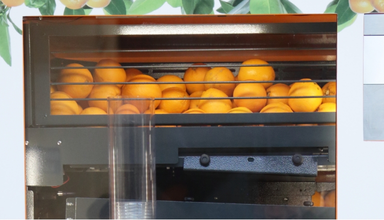 Distributore di succo d'arancia fresco in bottiglia - OR Fill up - Oranfresh